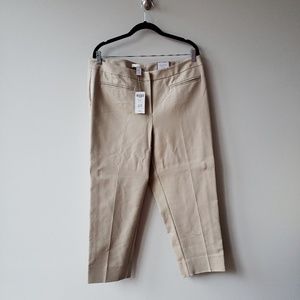 Cropped Khaki Pants